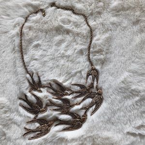 Bird statement necklace